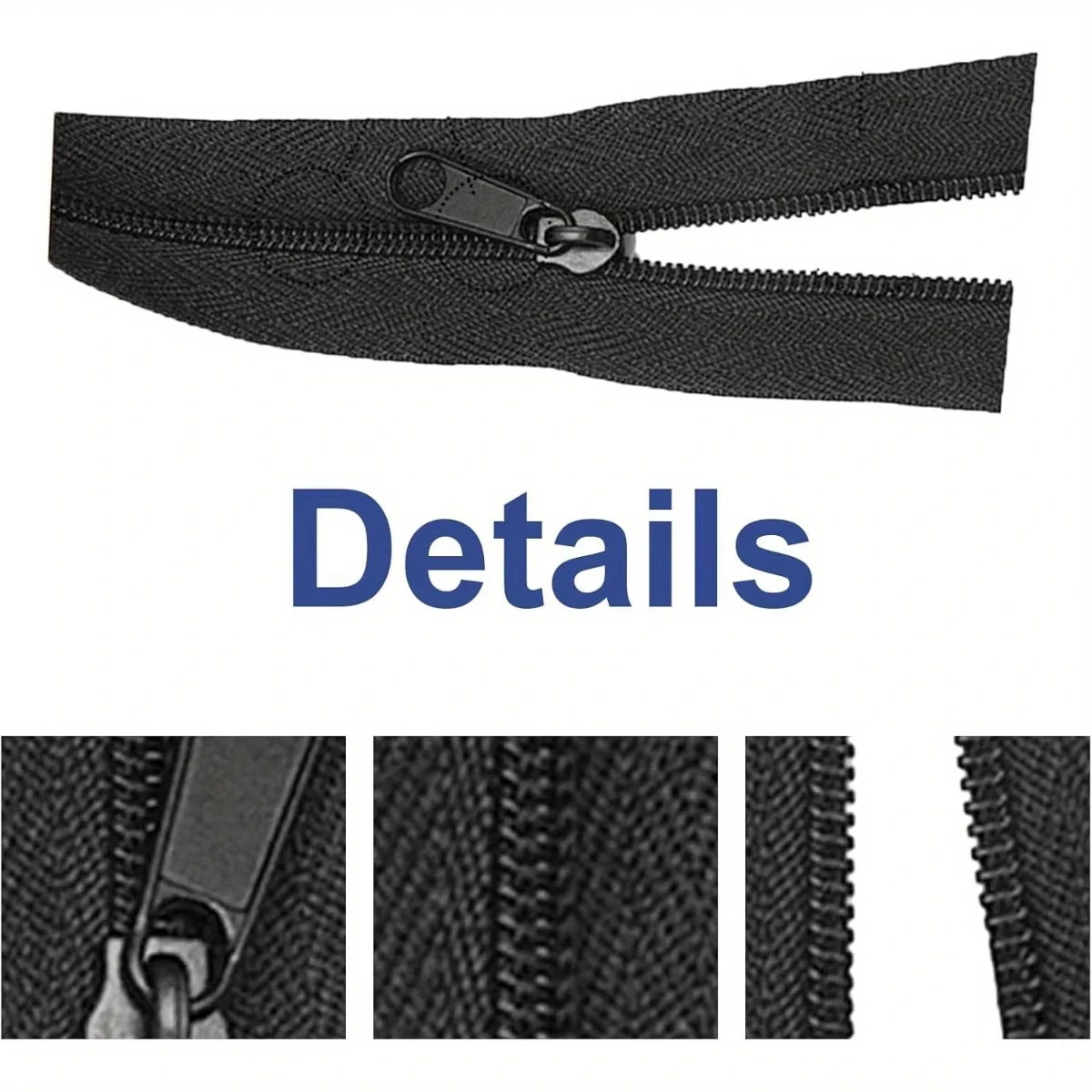 3 Sizes Universal Instant Fix Zipper Repair Kit Replacement Zip Slider Teeth Rescue Sewing Clothes Bag Zippers Tool Accessories