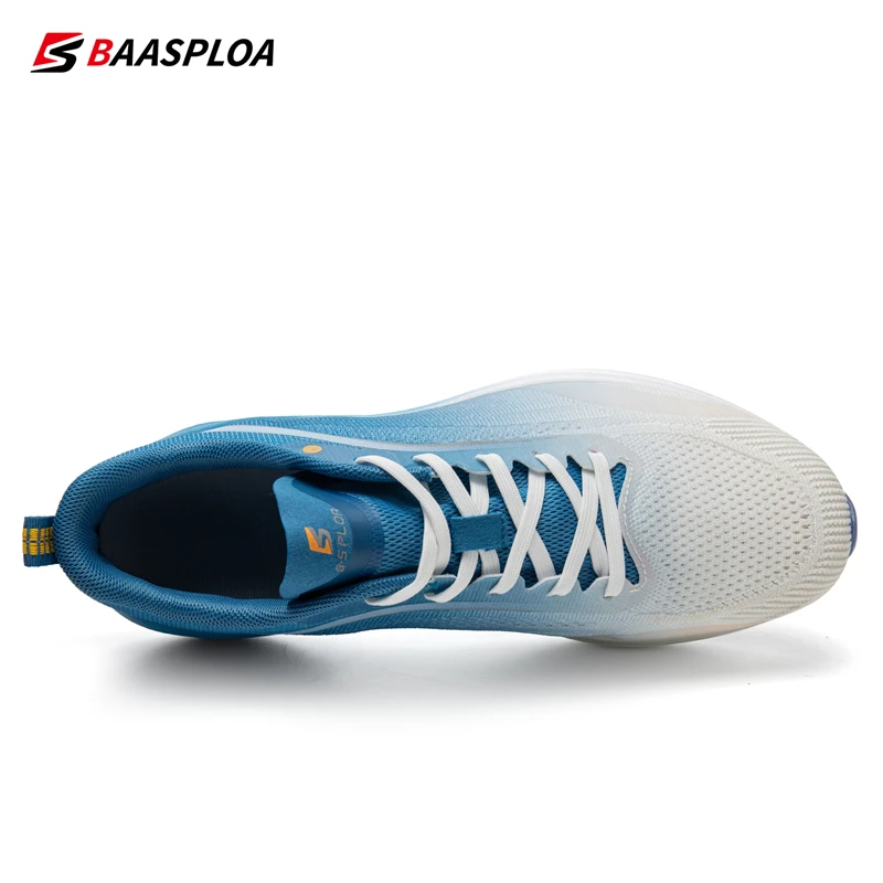 Baasploa tênis de corrida masculino leve respirável sapatos esportivos profissionais para homem antiderrapante resistente ao desgaste nova chegada