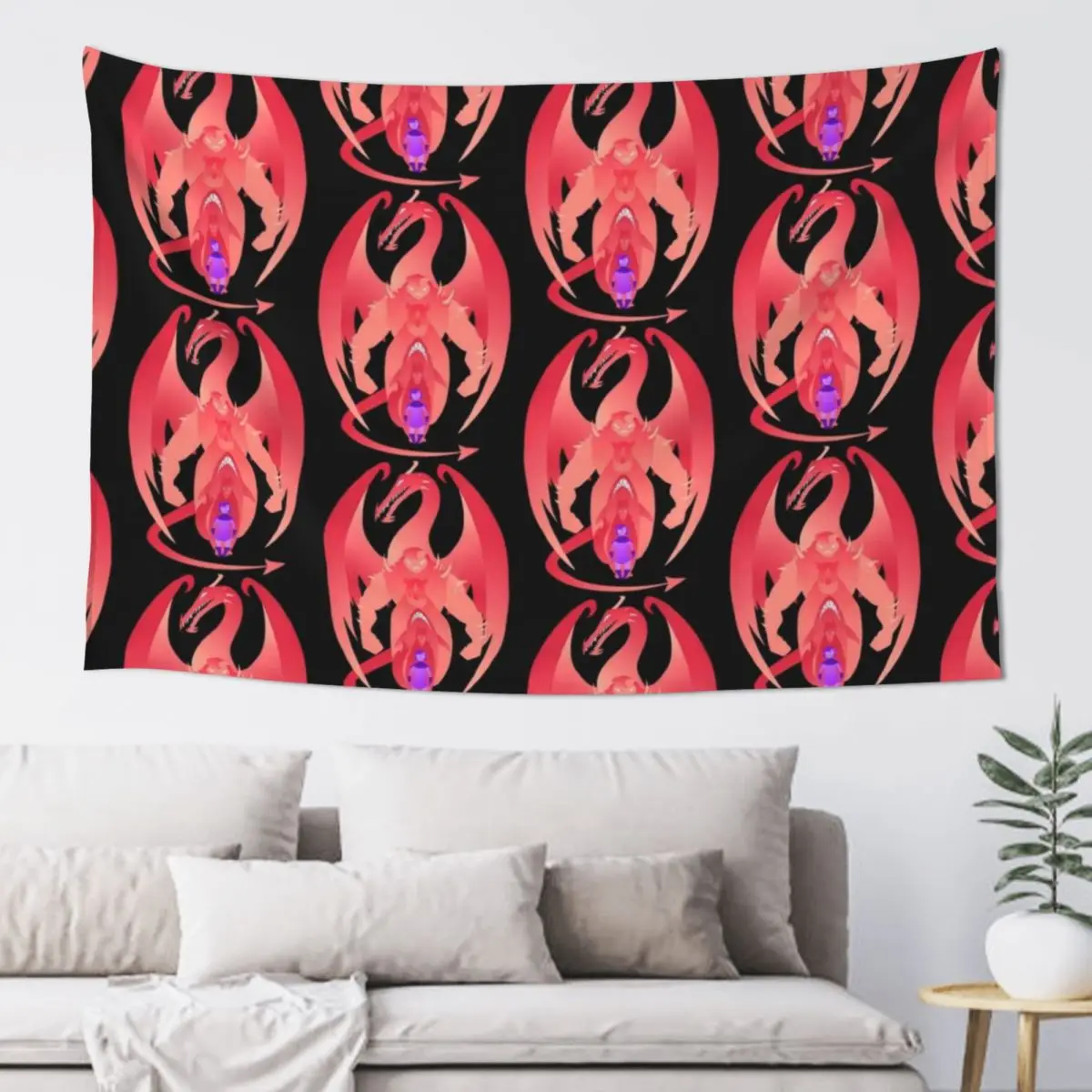 

Nimona shape-shifting illustration Tapestry Home Supplies Wallpapers Home Decor Bedroom Decorations Tapestry
