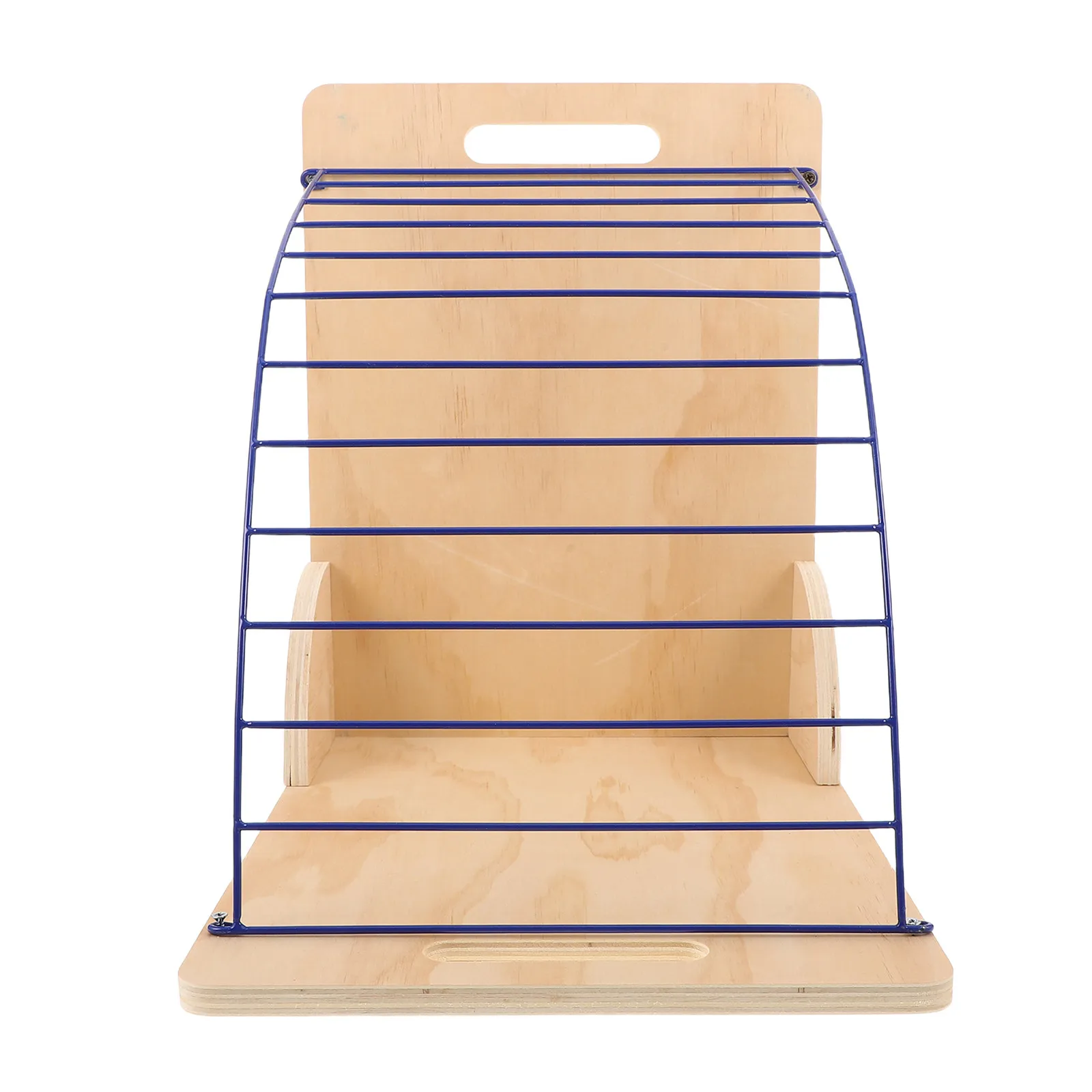 12 Layer Desktop Clipboard Holder Wood Metal Organizer Rack File Folder Storage Stand Office Classroom Wooden Clipboard