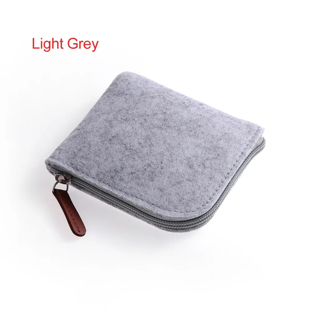 Retro Mini  Coin Purse  Credit Card Holder  Women Wallet Change bag Wool Felt Bag