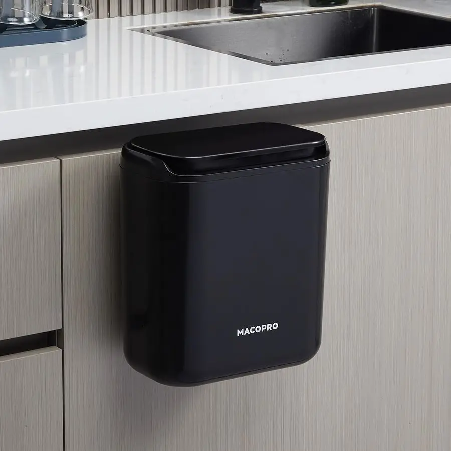 

Подвесной мусорный бак с крышкой под раковиной для кухни, мусорный бак для столешницы с крышкой, монтируемый мусорный бак для ванной комнаты