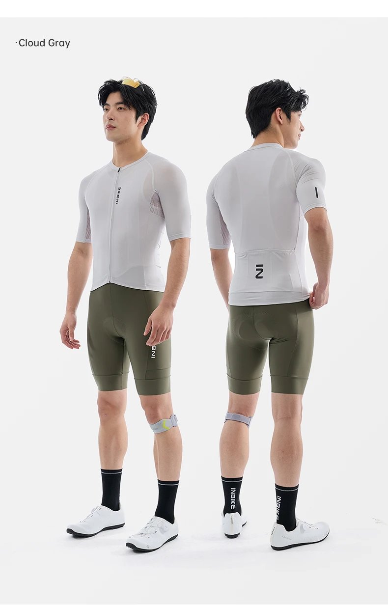 INBIKE Herren-Radtrikot, atmungsaktives Netzgewebe, schnelle Wärmeableitung, Fahrrad-Kurzarmshirt, Sommer, Rennrad, MTB, Sport-T-Shirt – Detail 15