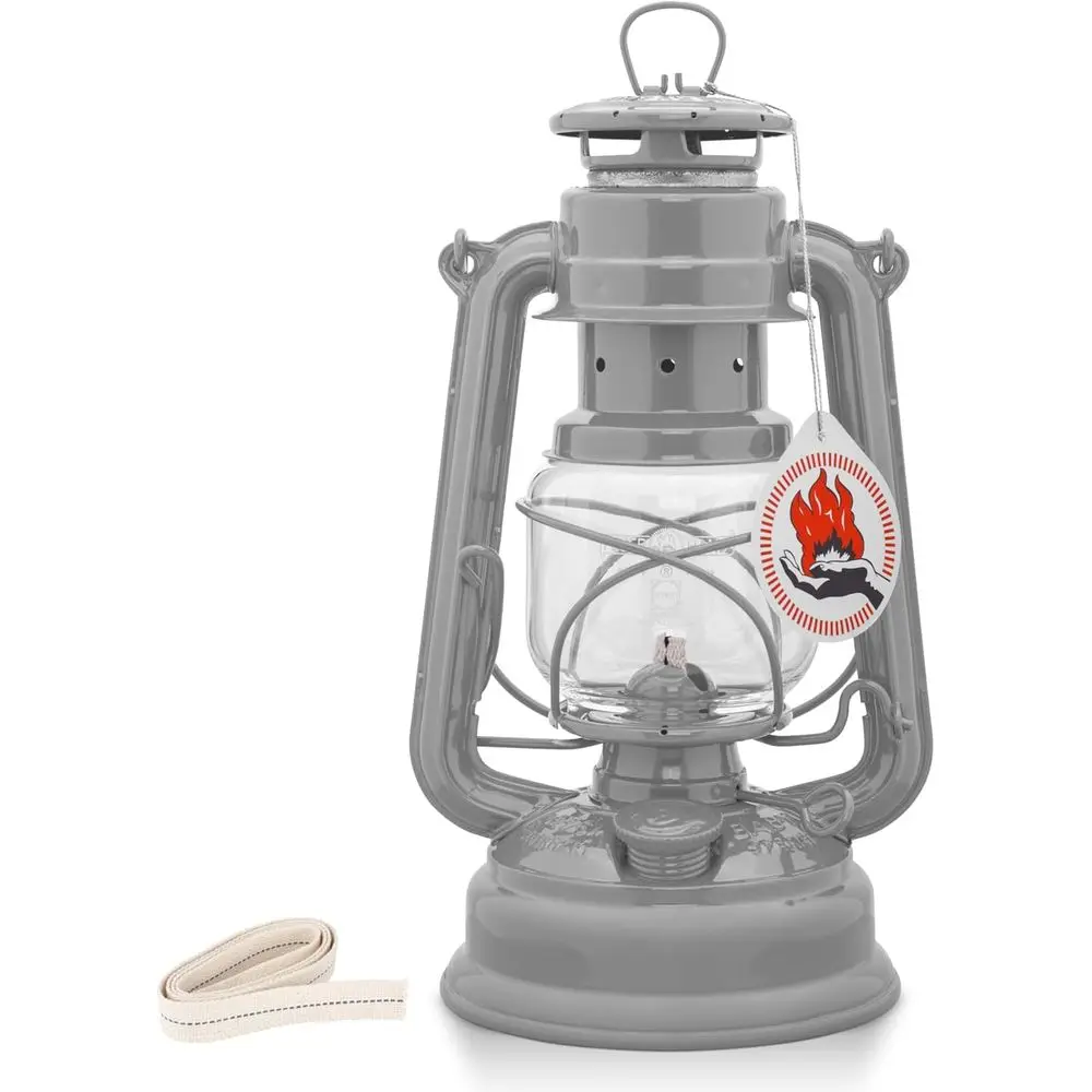 

German-Made Weatherproof Kerosene Lantern, 276 Galvanized, 10 for Baby, Camping, Patio Use