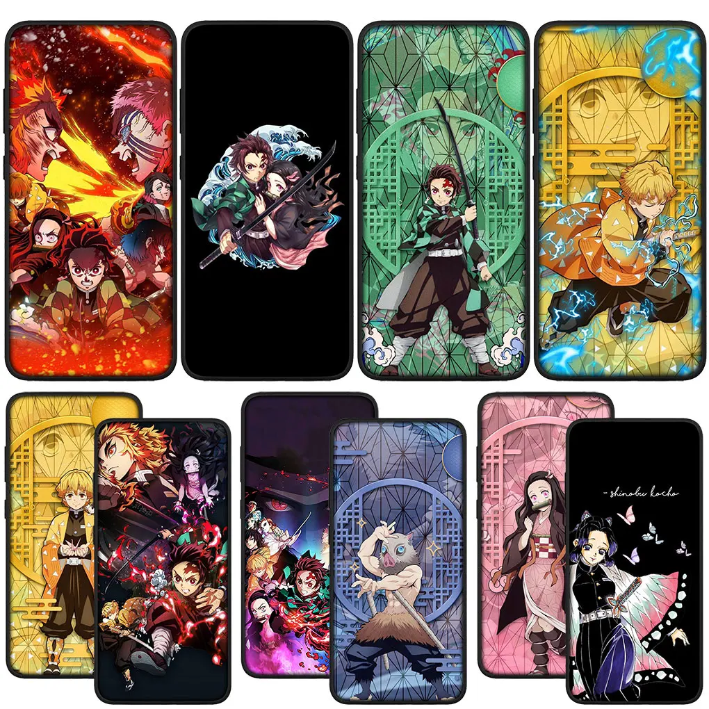 Demon Slayer Kimetsu No Yaiba Kamado Tanjirou for OPPO A17 A15 A16 A12 A53 A54 A55 A56 A57 A77 A76 A94 A92 A72 A52 A96 A74 Case