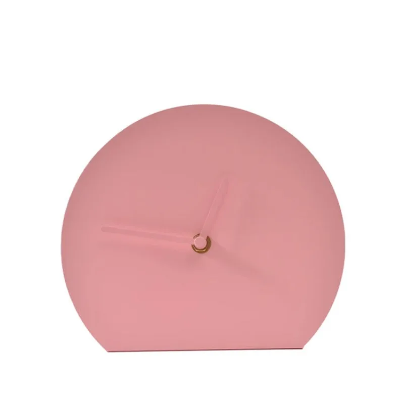 

Simple modern desk clock green desktop clock living room creative silent home furnishings designer