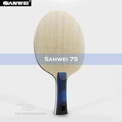 Original sanwei 75 alc Tischtennis klinge profession elle 5-lagige Holz plus 2-lagige Kohle faser Tischtennis schläger Padel Loop schnelle Attacke