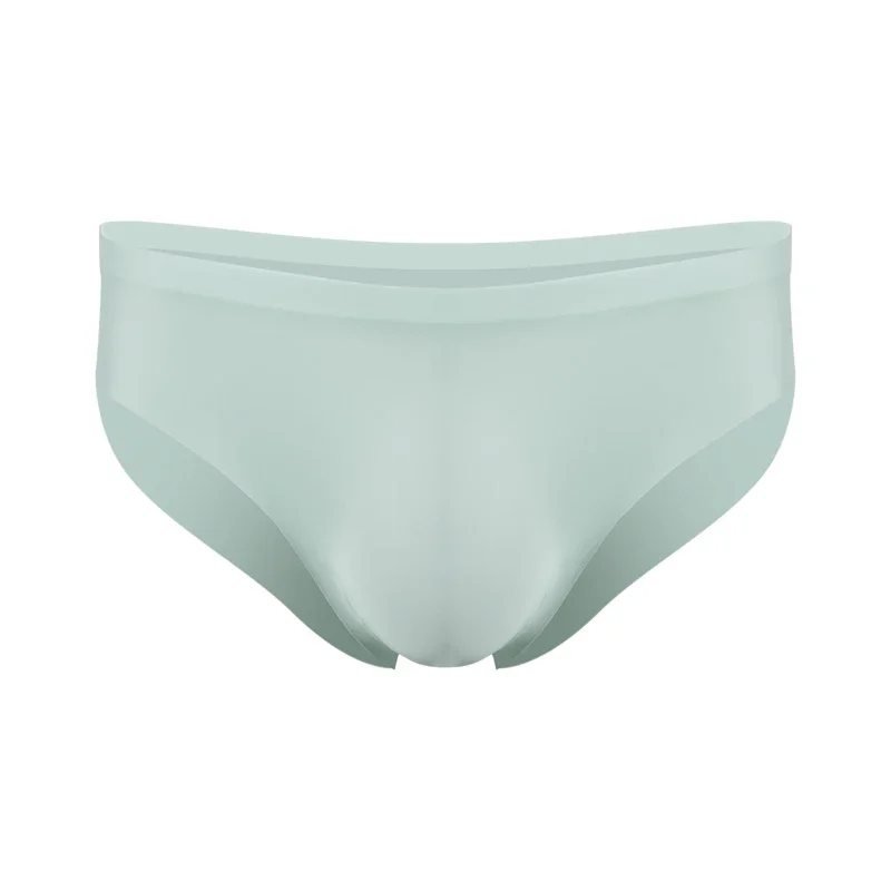 

3PC Men's underwear ice silk briefs, summer breathable, quick-drying, seamless shorts, transparent ultra-thin, personalized l