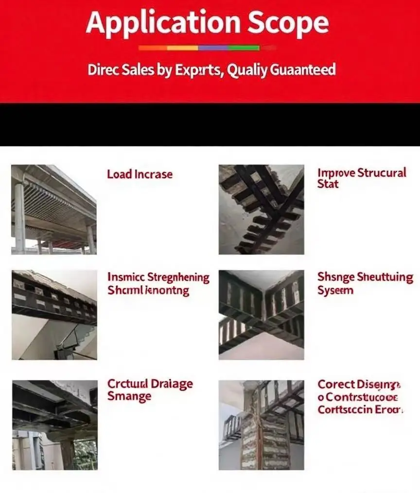 قماش UD 12k 200gsm 4 بوصة/10 سم، نسيج أحادي الاتجاه من ألياف الكربون واسع، مادة إصلاح عالية القوة قوة الشد 3400Mpa #4