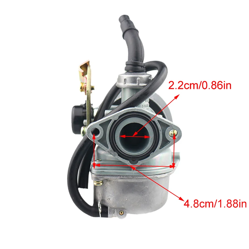 PZ22 22mm Motorcycle Carburetor Carb For 50cc 70cc 90cc 110cc 125cc 135 For Kazuma ATV Quad Go Karts Moped SUNL HK110
