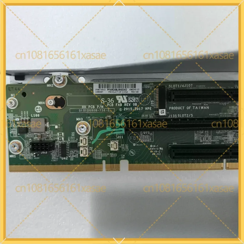 Replacement PCIe Riser Card With M.2 NVMe & GPU Slot 877946-001 875056-001 For HPE DL380 Gen10 Server Riser Cage