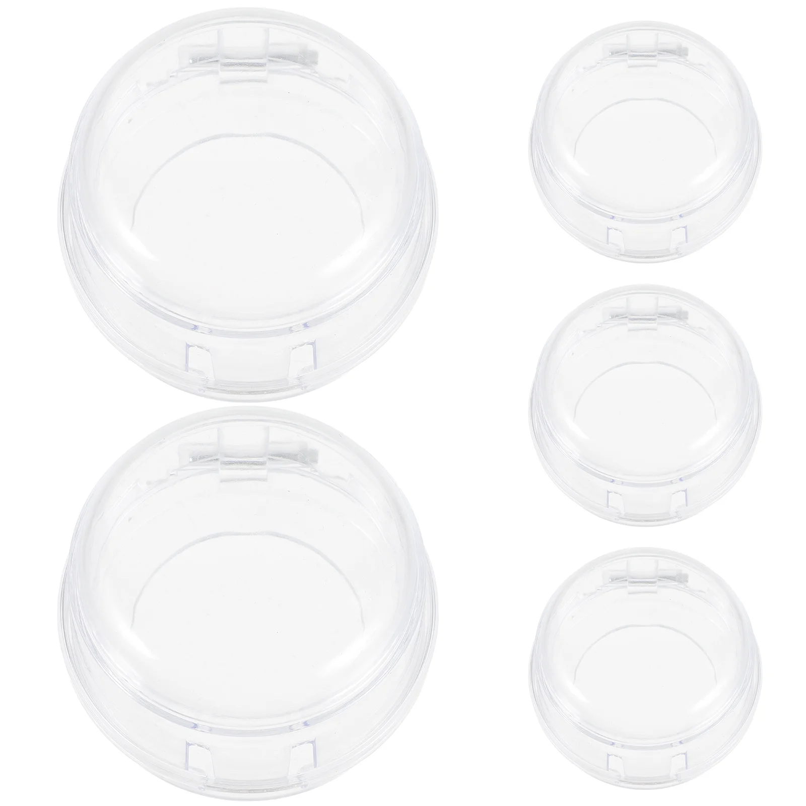 5 قطعة مقبض موقد غاز يغطي مقاومة للحرارة البلاستيك سلامة الطفل الحرس سهلة نظيفة كليب على فرن الموقد حامي موقد المقبض يغطي