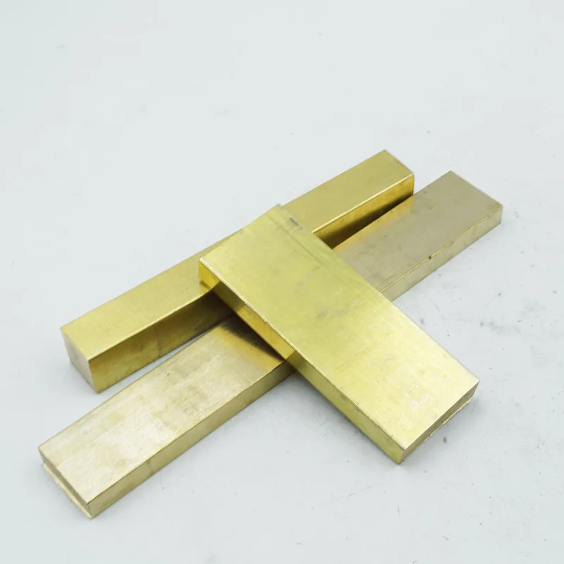 1 Stück H59 Messingplatte Massivblech Streifen Reines Kupfer Metallstab Plattenmaterial Länge 100 300 500mm Dicke 2 3 4 5 6 8 10 20mm – Detail 3