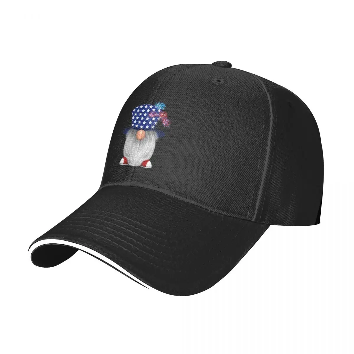 Uncle Sam Gnome Baseball Cap Luxury Cap birthday Rave Hats Woman Men's