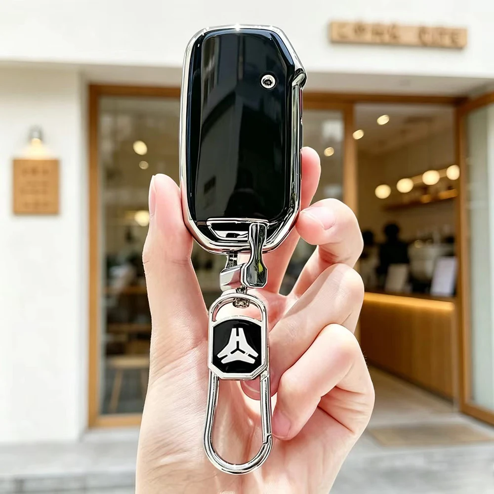 4-Tasten-Schlüsselhülle Autoschlüsselgehäuse für KIA KX5 KX-CROSS Forte K3 K5 K8 Ray Optima Soul Telluride Sportage Ceed Sorento Cerato