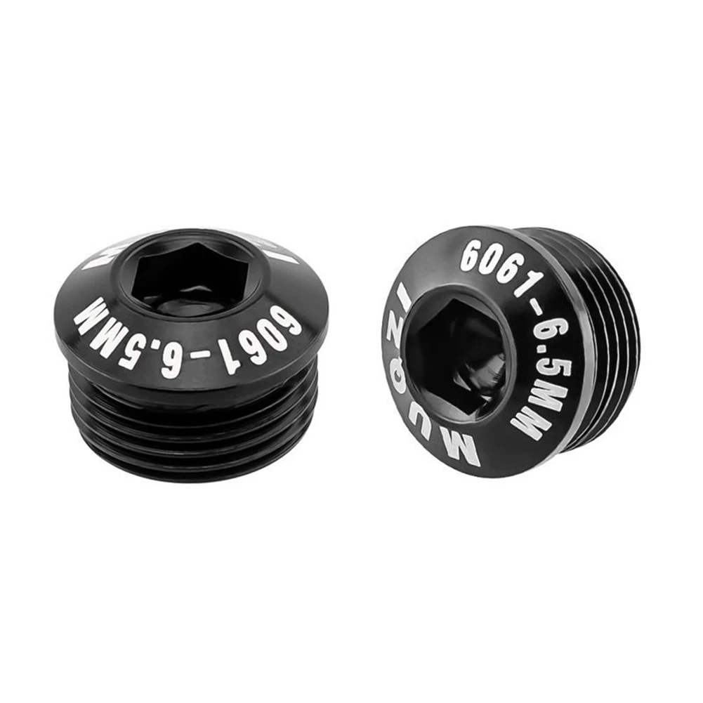 2pcs Bike Pedal Cover Bicycle Pedal Dust-Proof Cap M14xP1.0 5/6.5/9mm Aluminum Alloy Cycling Repair Parts