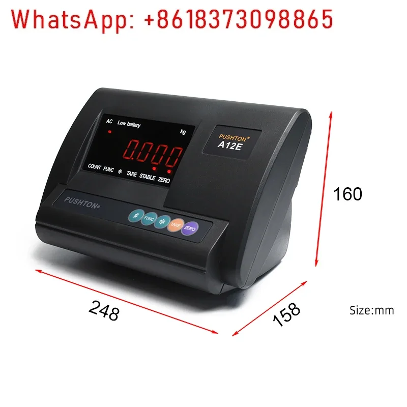 Wskaźnik LED Yaohua A12E do systemów kontroli wagań podłogowych na platformie