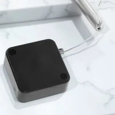 حافظة كابل قابلة للسحب لمكافحة الضياع لحماية البضائع، قفل سلكي قابل للسحب التلقائي للأجهزة الإلكترونية لمتجر البيع بالتجزئة