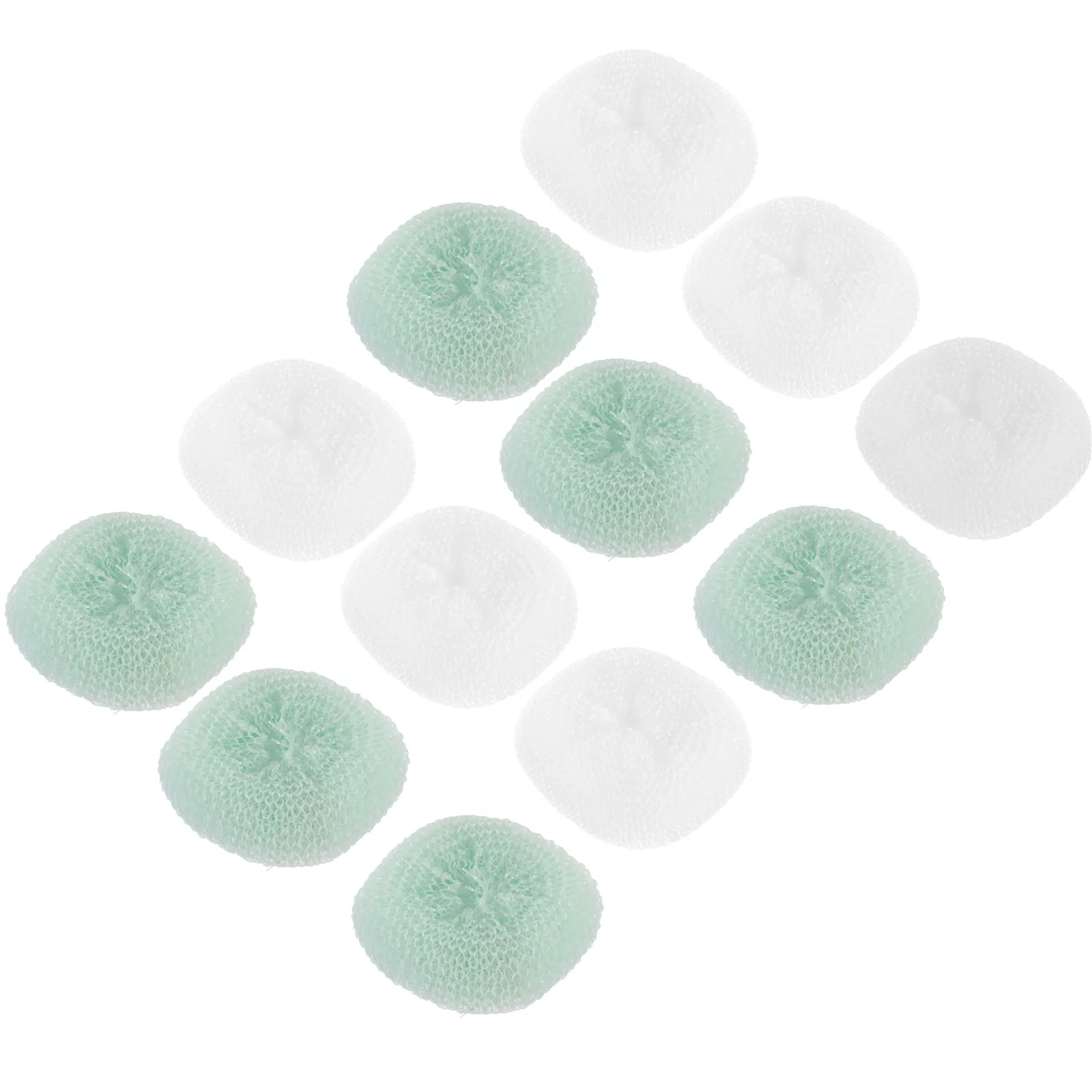 12pcs Cleaning Ball Reusable Dish Washing Scrubbers PP Material Non Corrosive Durable Kitchen Cookware Pot Sponge