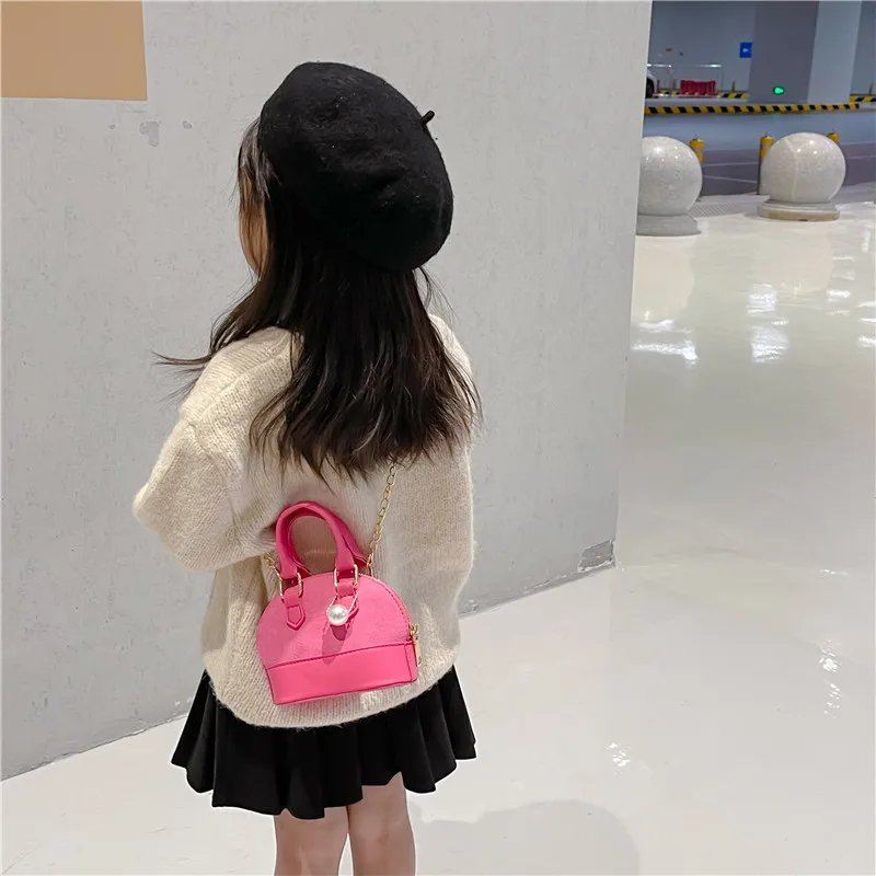 Children Messenger Bag Purse and Handbag Fashionable Retro Crossbody Bag for Women Shell Bag Mother Kids Bags for Girl Сумка Sac