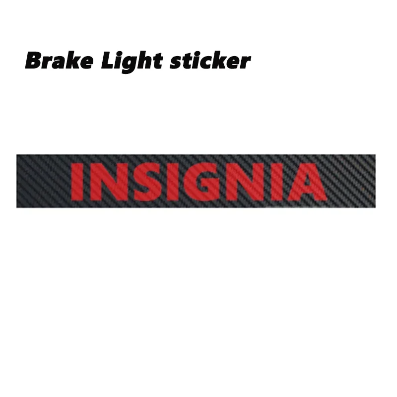 

for Opel Vauxhall Insignia Sports Tourer 2014 Carbon Fiber Stickers And Decals High Mounted Stop Brake Lamp Light Car Styling