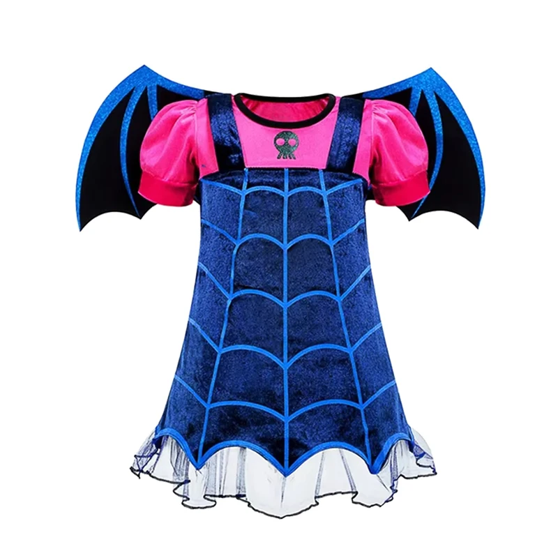 فتاة Vampirina هالوين تأثيري فستان مُصمم حسب الطلب للأطفال الأميرة فستان مصاص دماء كرنفال ملابس تنكرية للحفلات