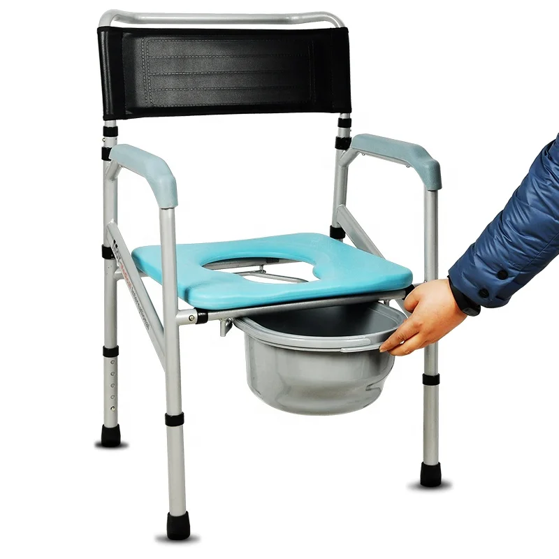 Factory cheapest hospital adult elderly disabled foldable portable toilet commode shower chair