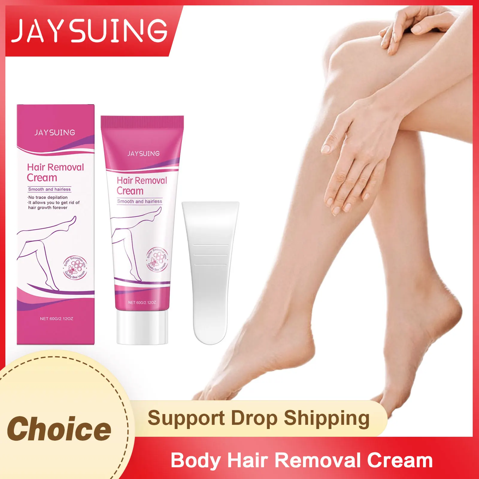 Hair Removal Cream Body Hair Inhibitor Epilator Cream Underarm Leg Private Area Hair Remover Soothing Depilation for Women Men