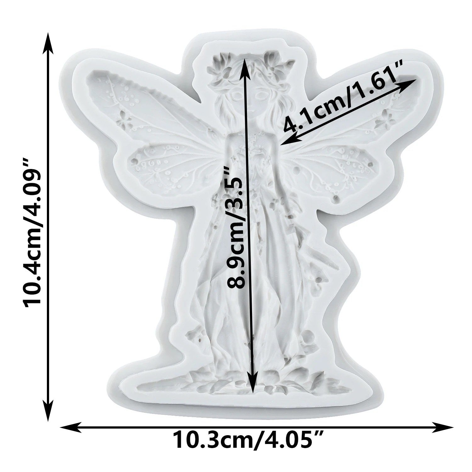 Butterfly Fairy Silicone Molds Flower Fairy Fondant Cake Decorating Tools Cupcake Topper Candy Craft Gum Paste Polymer Clay