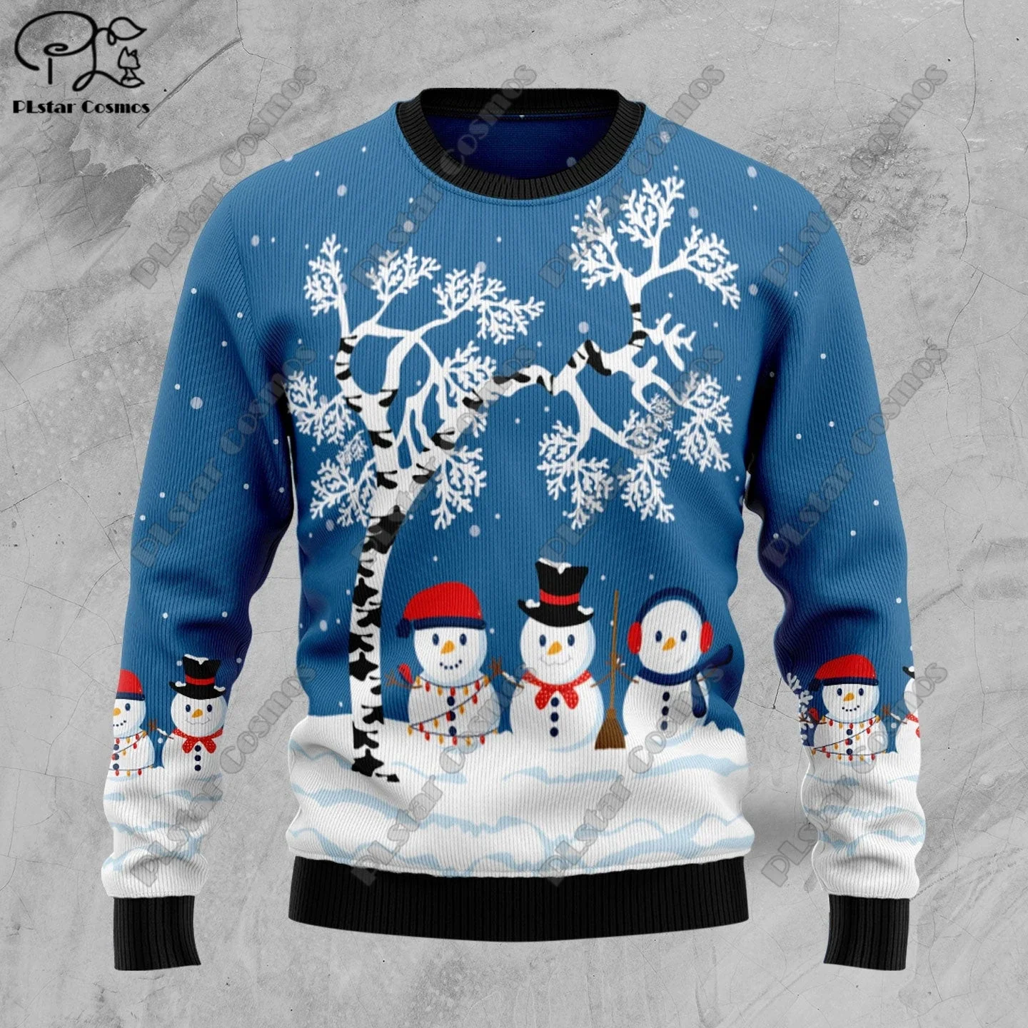 New 3D Printed Animal Custom Series Cute Christmas Pattern Ugly Sweater Street Casual Winter Sweatshirt S-24