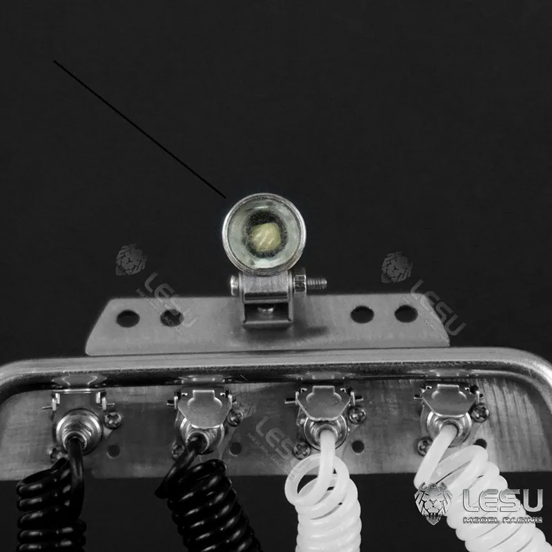 

LESU Metal Tube Rack Spotlight For 1/14 DIY RC Tamiyay Tractor Truck Model Outdoor Toys TH19138