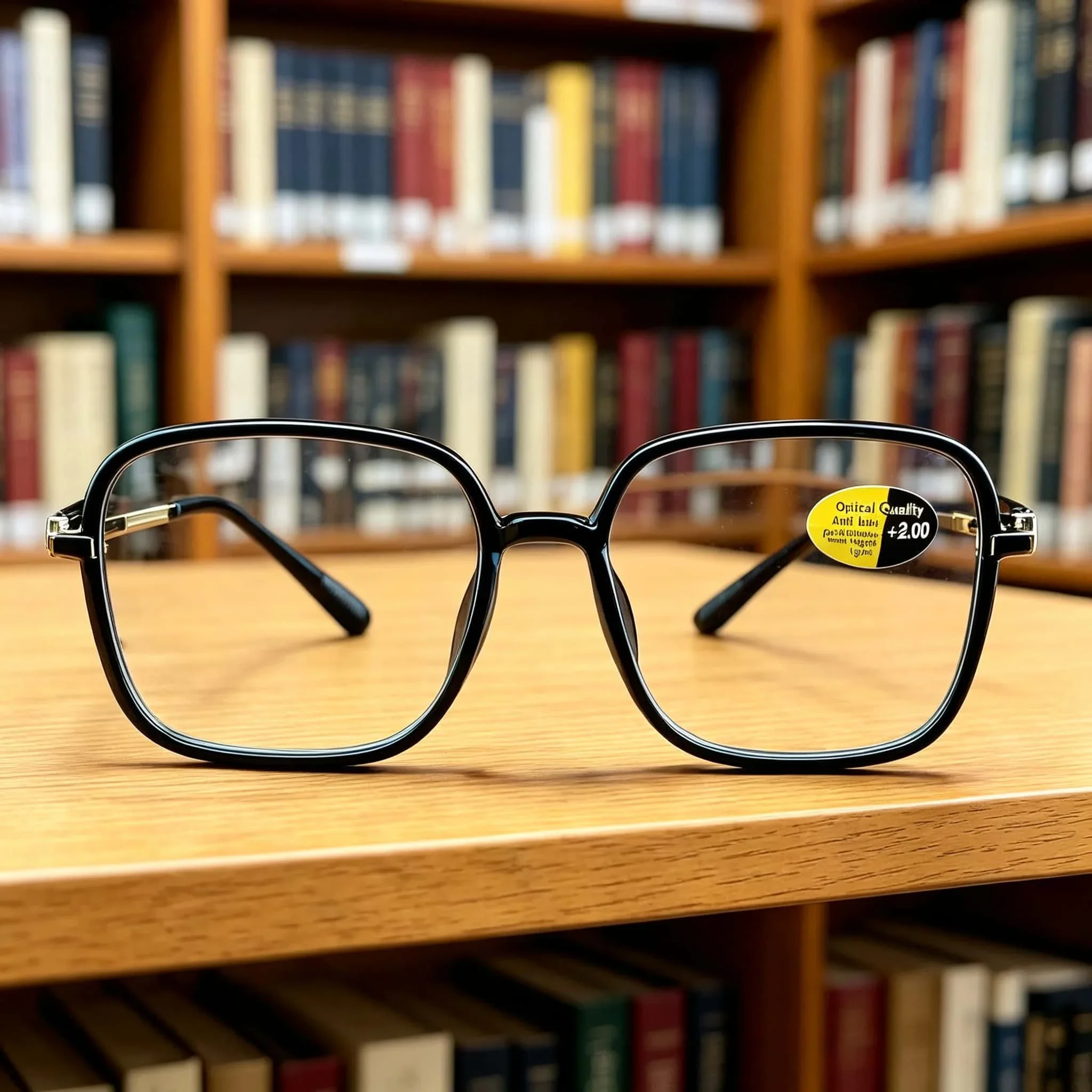 

Clara Vida Retro Large Black Frame Reading Glasses Women +1 +1.5 +2 +2.5 +3 +3.5 +4
