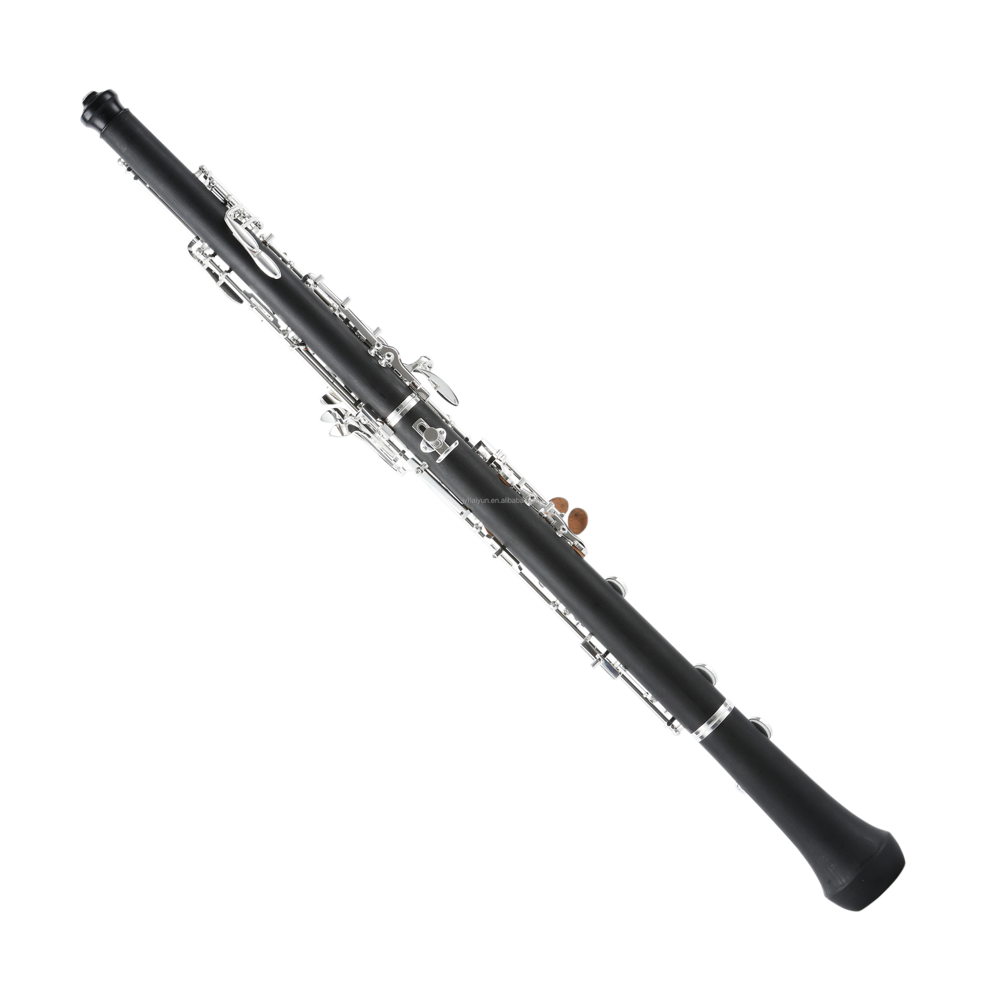 Professional C Tone 17 Keys Bakelite Body Oboe Silver Plated With Carrying Case For Band Rehearsal Stage Ensemble Performance