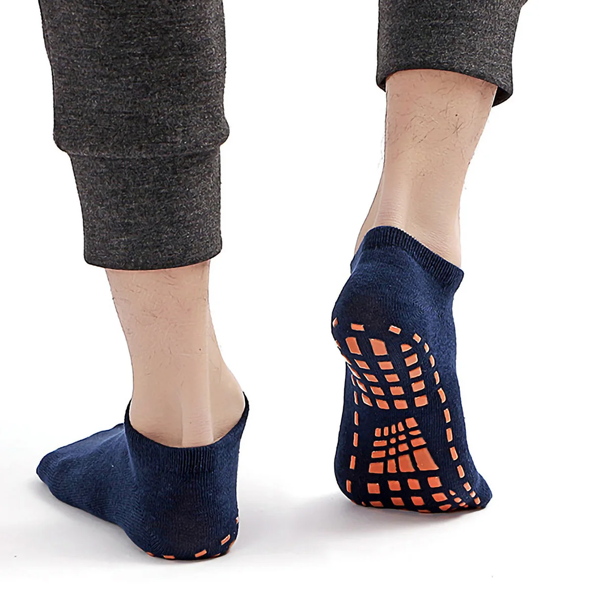 1/4 Paar Unisex-Trampolin-Socken aus Silikon mit rutschfestem Griff für Damen und Herren, Krankenhaus, Yoga, Pilates, Indoor-Sportarten – Detail 7