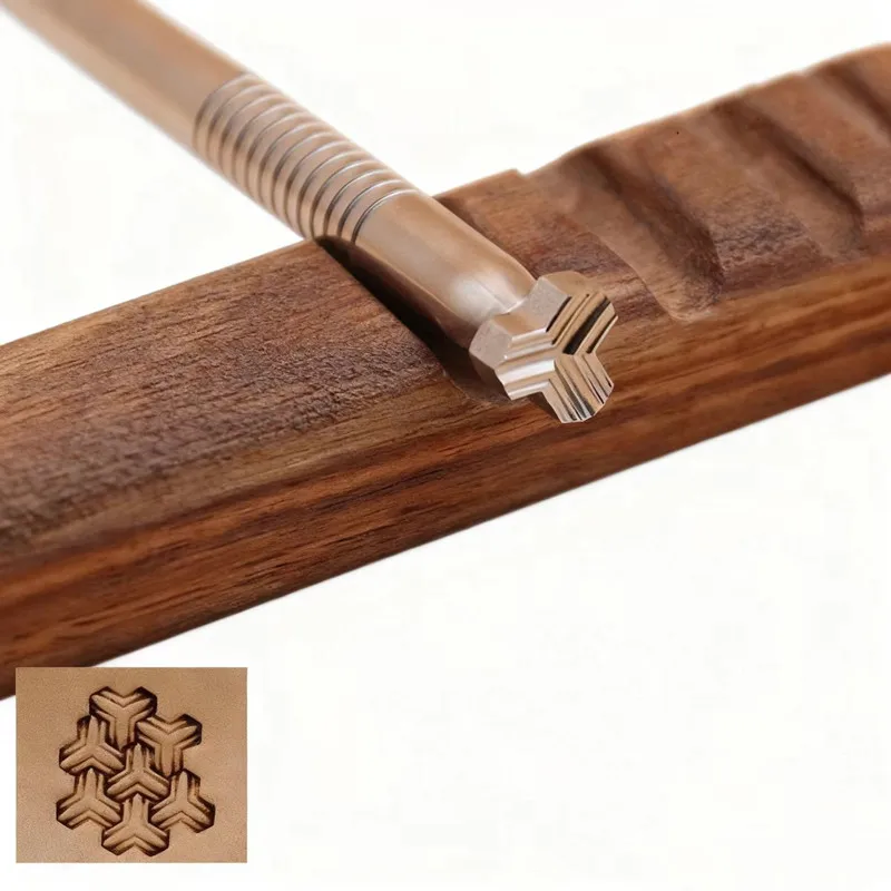 

KJ Armor Pattern Stamp Set 6/8/10mm - 304 Steel Embossing Tool For Veg Tanned Leather | Knight Style DIY Leathercraft Punch