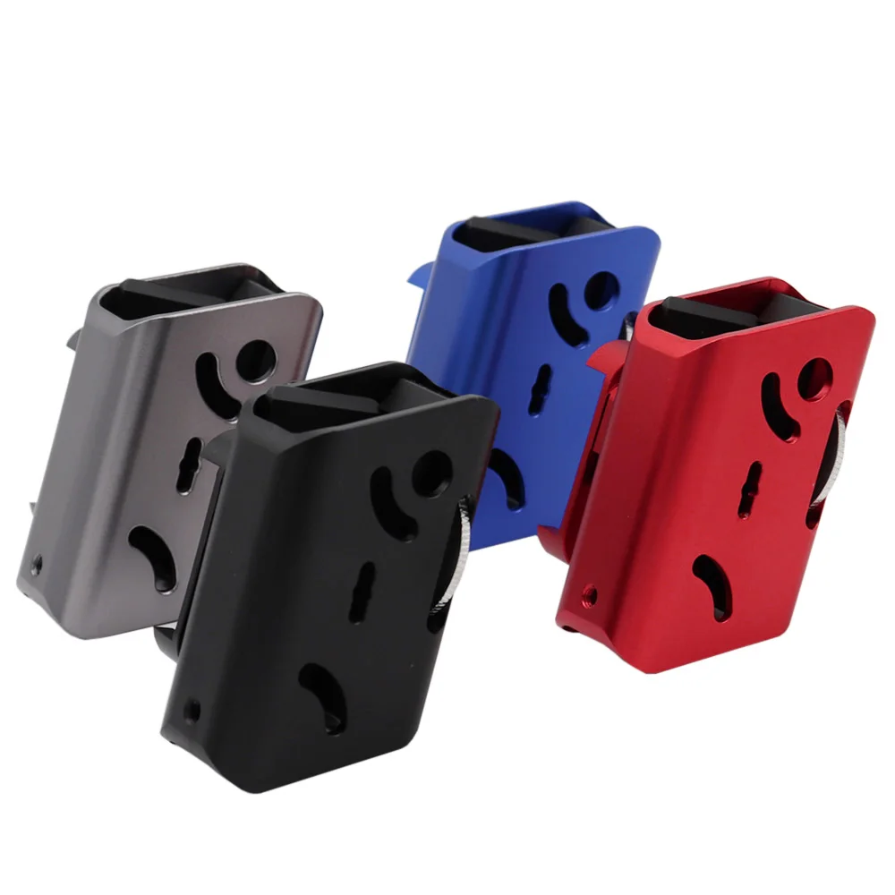 Custodia tattica per caricatore in alluminio Airsoft IPSC Custodia per caricatore con regolazione multi-angolo da competizione USPSA per tiro con pistola Glock