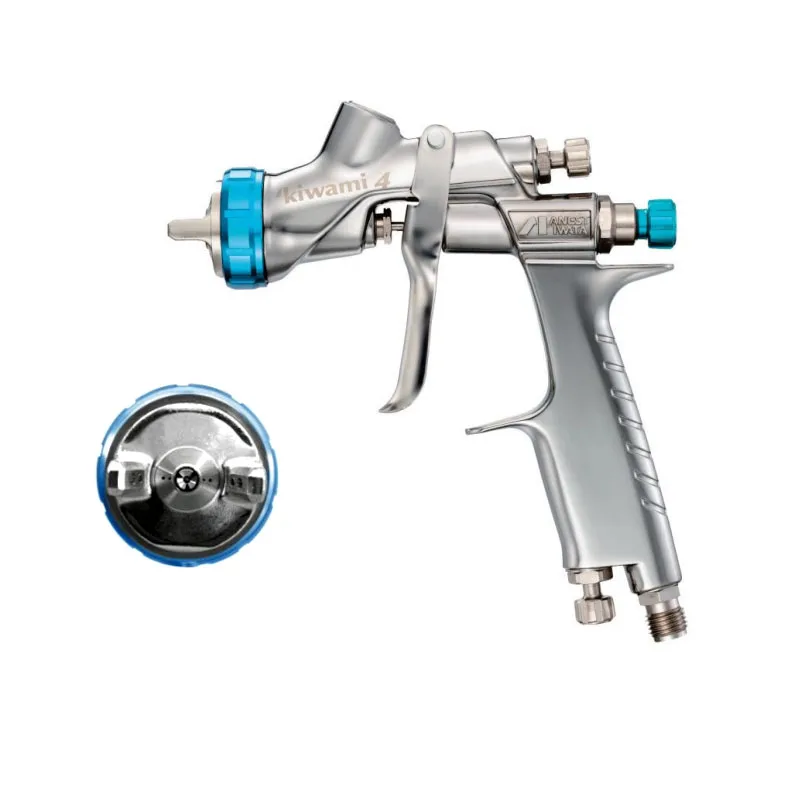 Original Japan Anest Iwatas KIWAMI4-WB2(W-400WB2) Air Powered Pneumatic Spray gun V-Shaped Nozzle