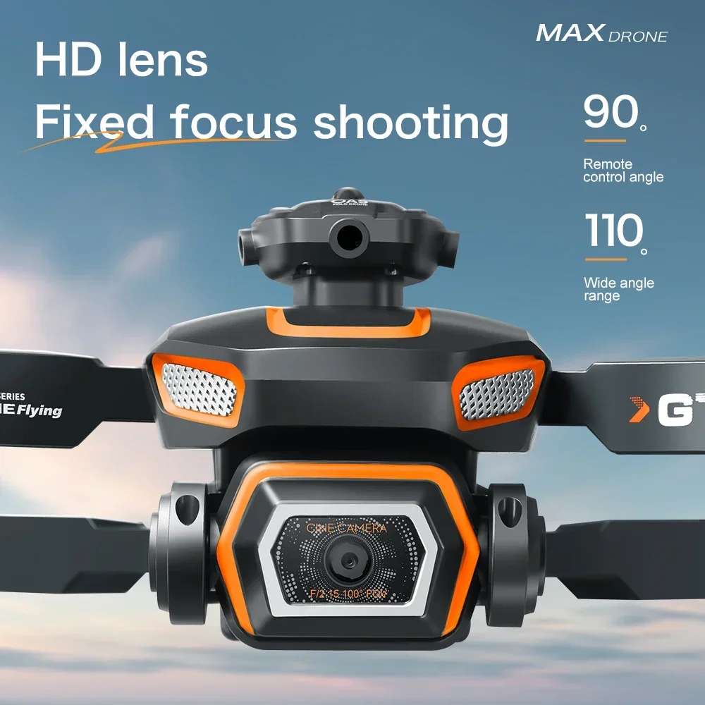 GT5 Brushless 8K Mini Drone 4K Professional HD Dual Camera Obstacle Avoidance No GPS Optical Flow Positioning RC Quadcopter Toys view 4