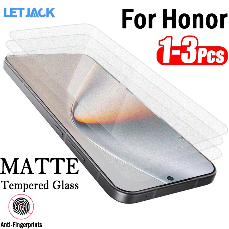 

1-3 шт. матовое закаленное стекло с защитой от отпечатков пальцев для Honor GT Pro, защитная пленка для экрана Honor Win RT Magic7 8 Lite, матовая пленка