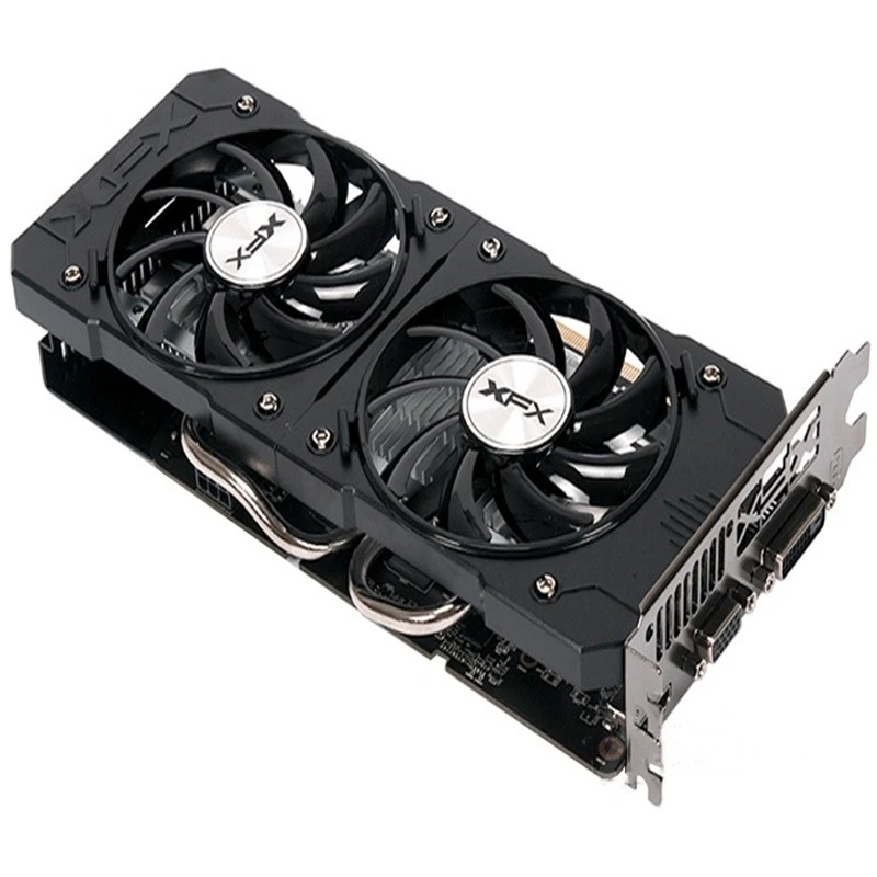 Grafis Asli Kartu XFX R7 360 2 GB GDDR5 Originele AMD Radeon R7 360 P 2G GTX 1060 Kartu Layar Grafis GPU Desktop PC PCI-E