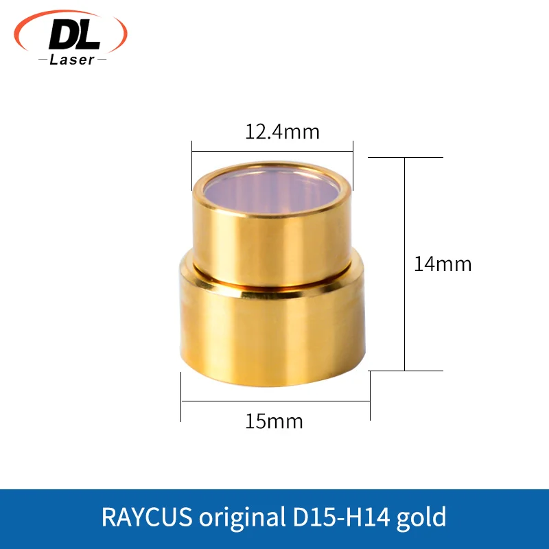 DL Laser Raycus QBH Fiber Laser Source Output Protective Connector Lens Group With Cap for 0-6W Cutting Machine Laser Generator