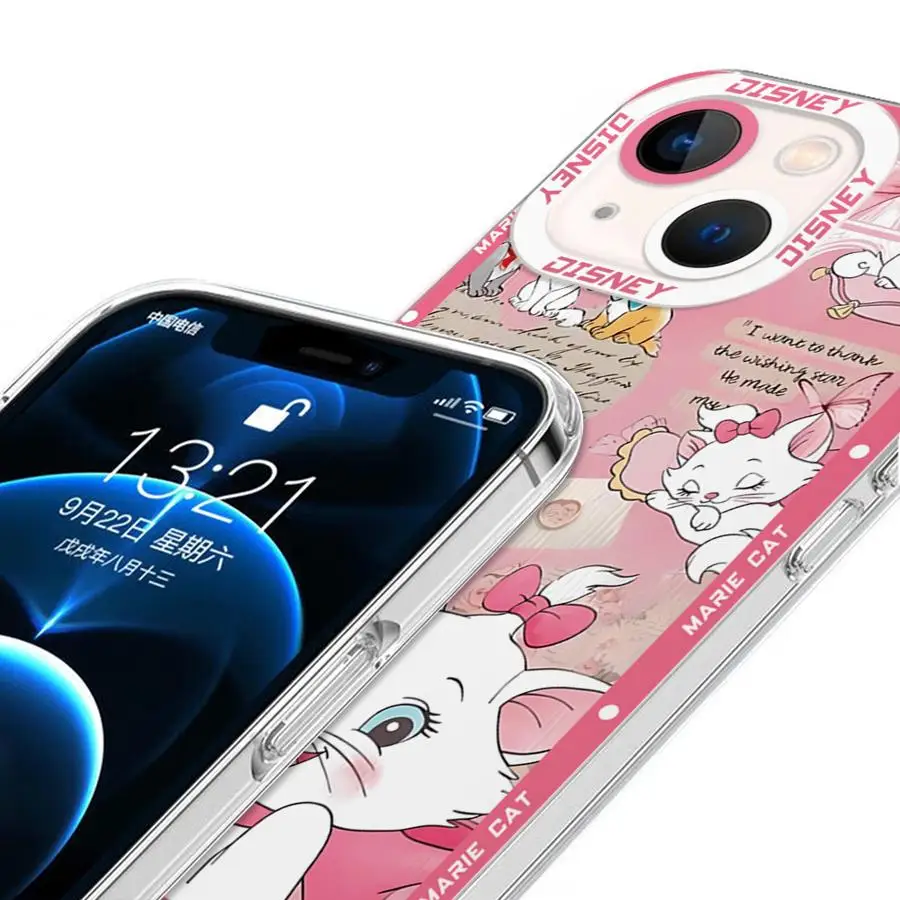 Art Disney Marie Cat phone Case for Mi 11 Lite 5G 11T Pro Poco X3 NFC X3 Pro X4Pro5G X4 GT X5 5G X5 Pro 5G M3 Pro 5G