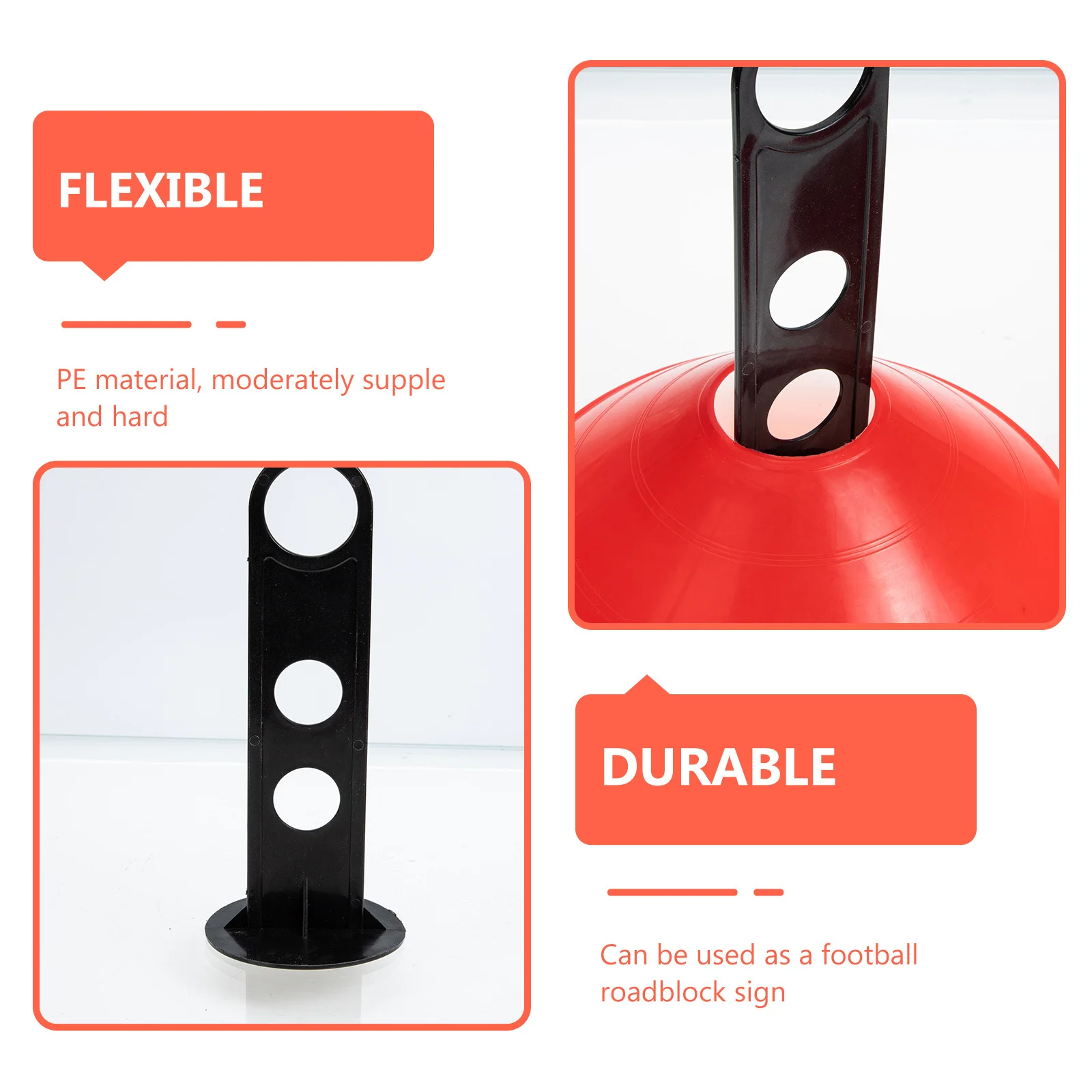 

Football Training Sign Plate Agility Equipment Obstacle Cones Fitness Soccer