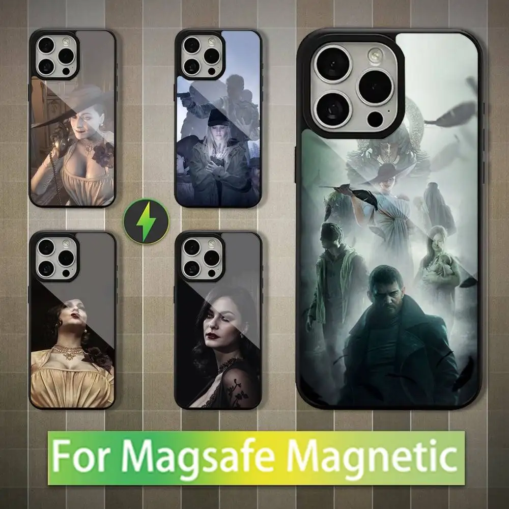 

R-Resident Game E-Evil-8 Phone Case For iPhone 16,15,14,13,12,11,Pro,Max,Plus,Mini,Magsafe,Magnetic Wireless Charging Case