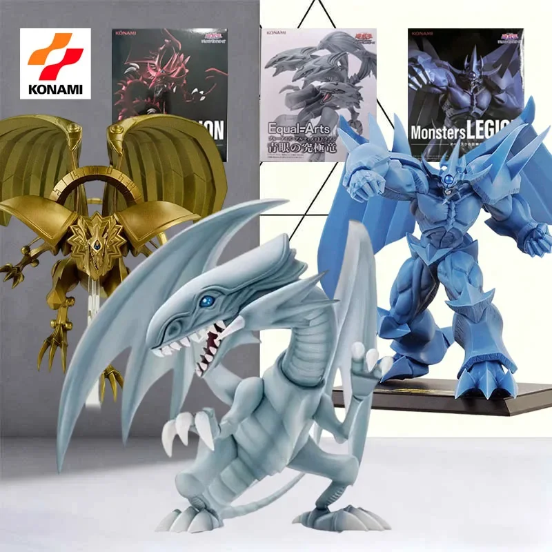 KONAMI Modellmonster LEGION Yu-Gi-Oh! Ultimate Blue-Eyes White Dragon Obelisk The Tormentor Anime-Figur Modellspielzeug für Jungen