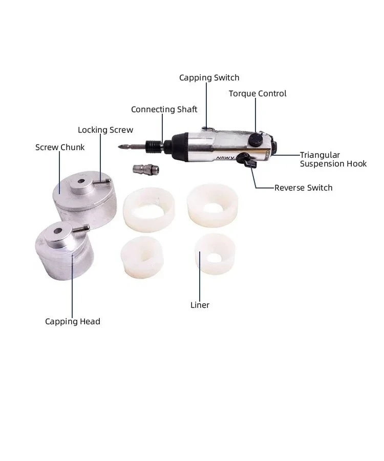 Industrial Plastic Bottle Capper, LT-PC01 Por   Pneumatic Capping Machine