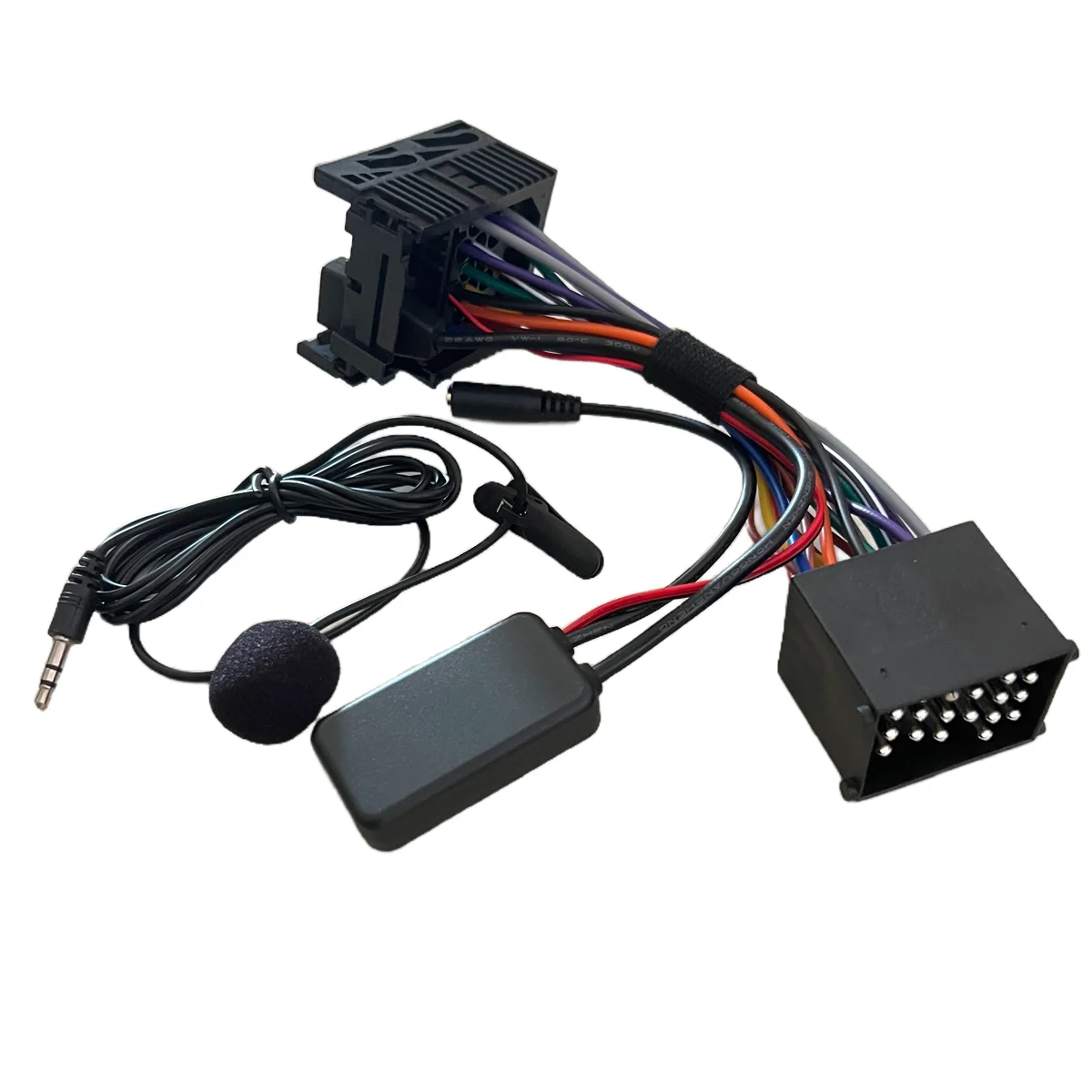 Image of Bluetooth 5.0 Musik-Audio-Adapter Mikrofonkabel 10-polig für BMW E46 E39 E38 MINI ONE COOPER Business BM24 Rundstecker-Radio