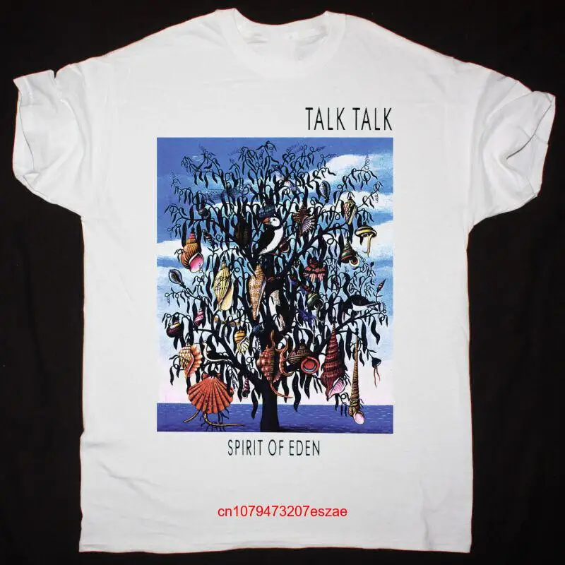 TALK SPIRIT OF EDEN Heavy Cotton White All Size T Shirt long or short sleeves