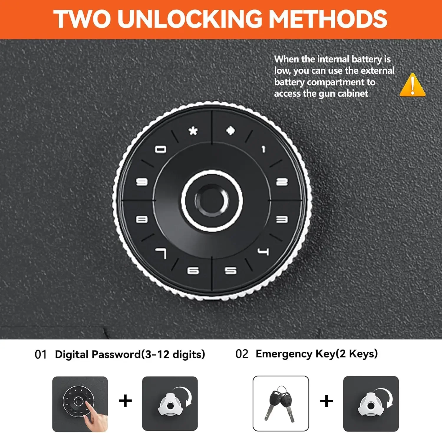 15-20 Gun Safe,Large Gun Safes for Home Rifle and Pistols,Rifle Safe,3 Gun Mount,Handgun Pockets and Removable Shelf