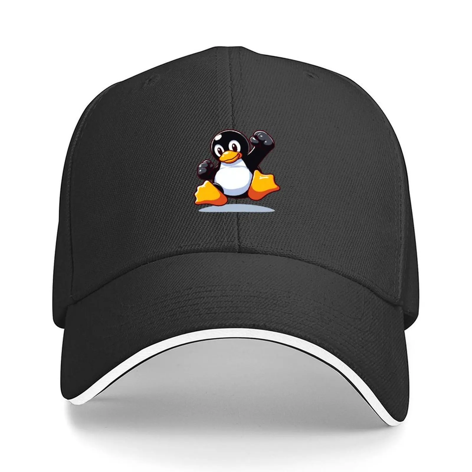 

Oh Yeah - We Did it - Linux Tux Baseball Cap Beach tea Hat Wild Ball Hat Funny hats Elegant Women's Hats Men's